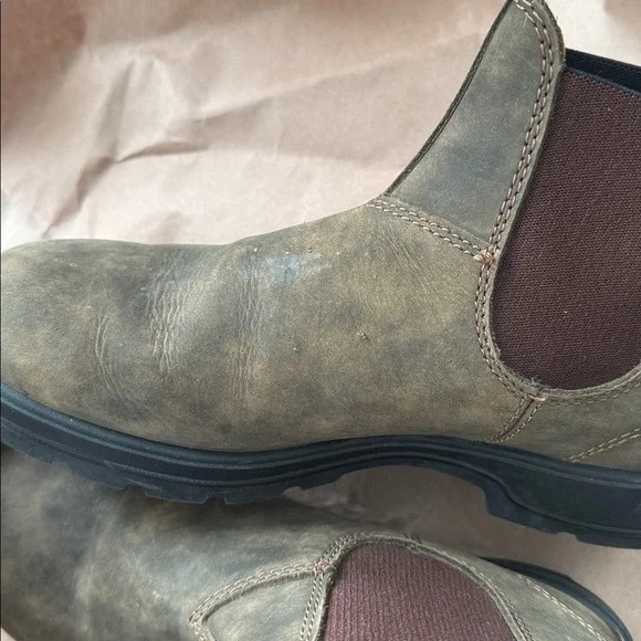 BLUNDSTONE CHELSEA SLIP ON BOOT USW 9.5 - Picture 2 of 9
